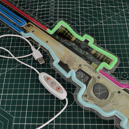 Customized CSGO AWP Rare Skin Neon Light Wall Decor