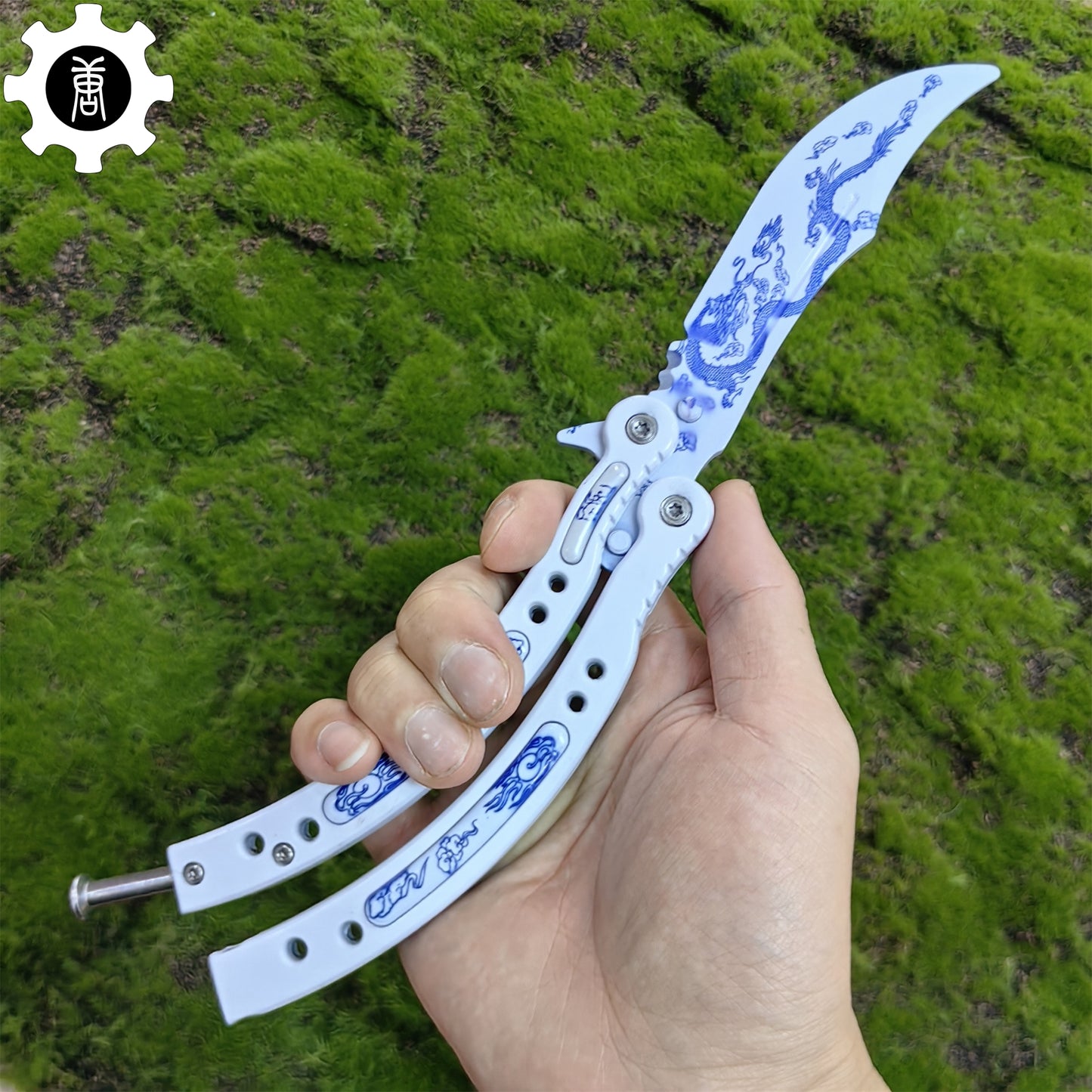 Game Butterfly Knife Azure Dragon Balisong