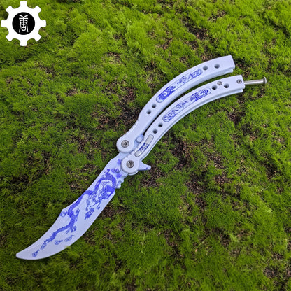Game Butterfly Knife Azure Dragon Balisong