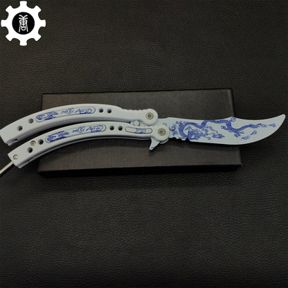 Game Butterfly Knife Azure Dragon Balisong