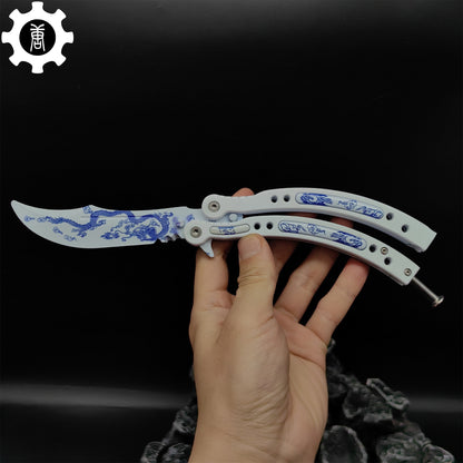 Game Butterfly Knife Azure Dragon Balisong
