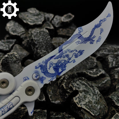 Game Butterfly Knife Azure Dragon Balisong