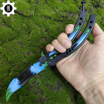 Gamma Doppler Phase 4 Balisong Game Butterfly Knife 