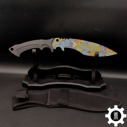 Steel Kukri Knife Blunt Blade Replica