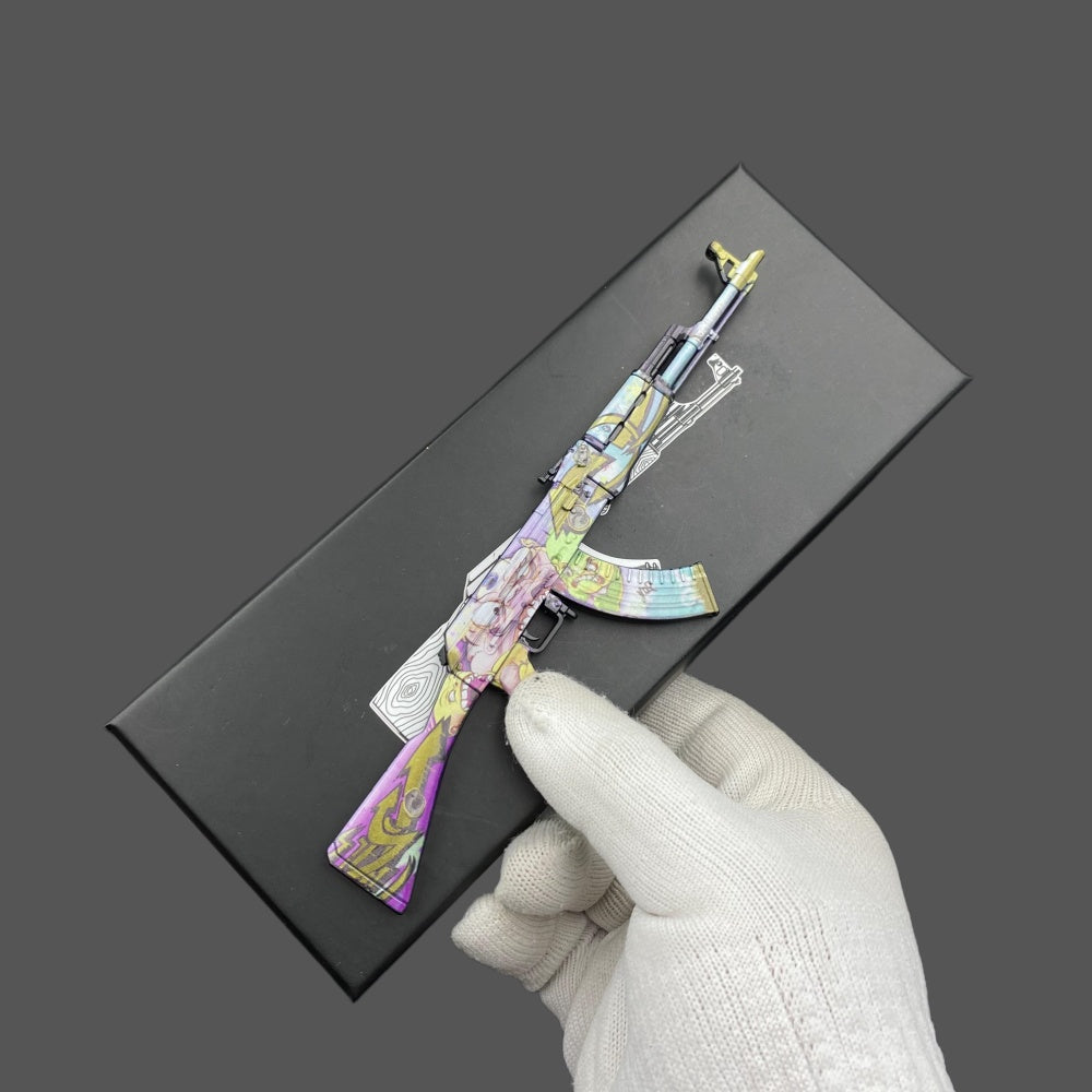 Ultimate CSGO AK-47 Hot Skin Metal Tiny Gun For Collection