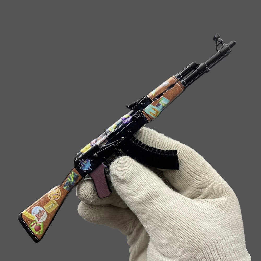 Ultimate CSGO AK-47 Hot Skin Metal Tiny Gun For Collection