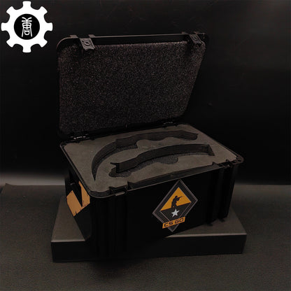 Fade Karambit & Balisong Trainer Weapon Case Blunt Blade Props