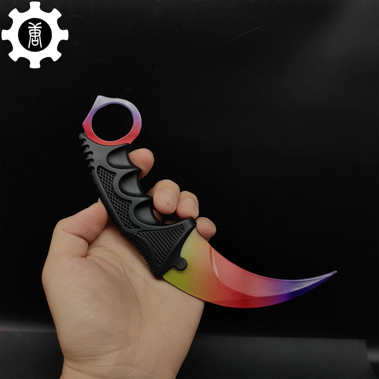 Fade Karambit & Balisong Trainer Weapon Case Blunt Blade Props