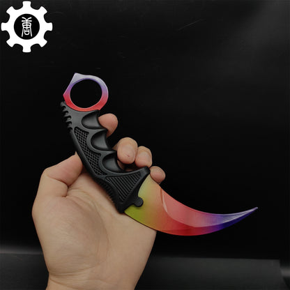 Fade Karambit & Balisong Trainer Weapon Case Blunt Blade Props