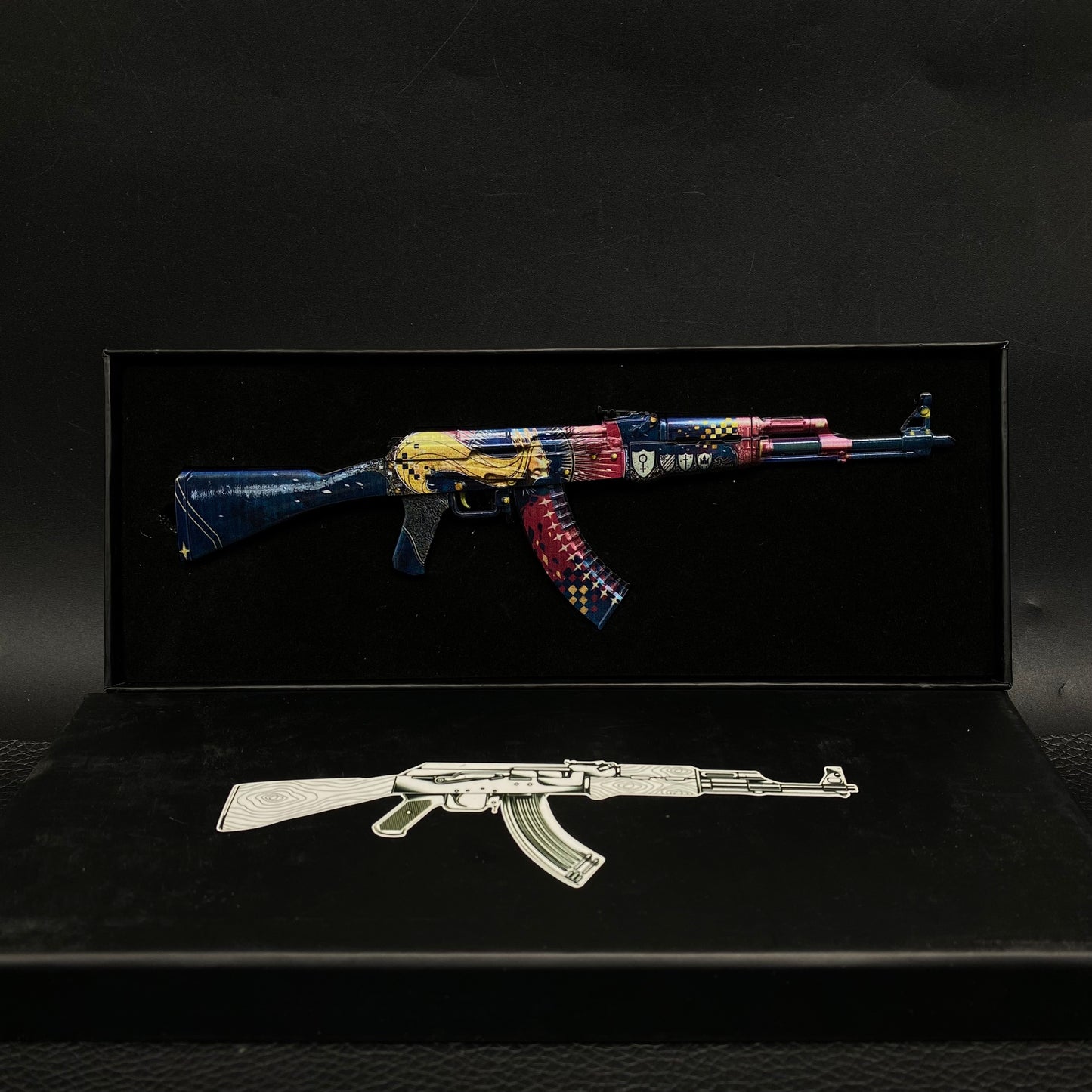 CSGO The Empress AK47 New Metal Miniature Tiny Gun