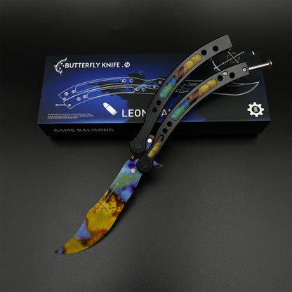 CS Hot Skin Game Balisong Karambit Blunt Blade Trainer Replica Collection