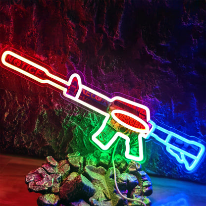 Customized CSGO Rare Skin M4A1-S Neon Light Wall Decor