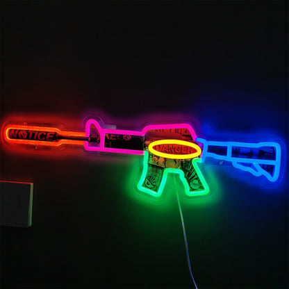 Customized CSGO Rare Skin M4A1-S Neon Light Wall Decor