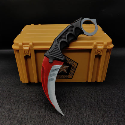 Lore Doppler Fade Autotronic Karambit Blunt Blade Replica With Gamma Case