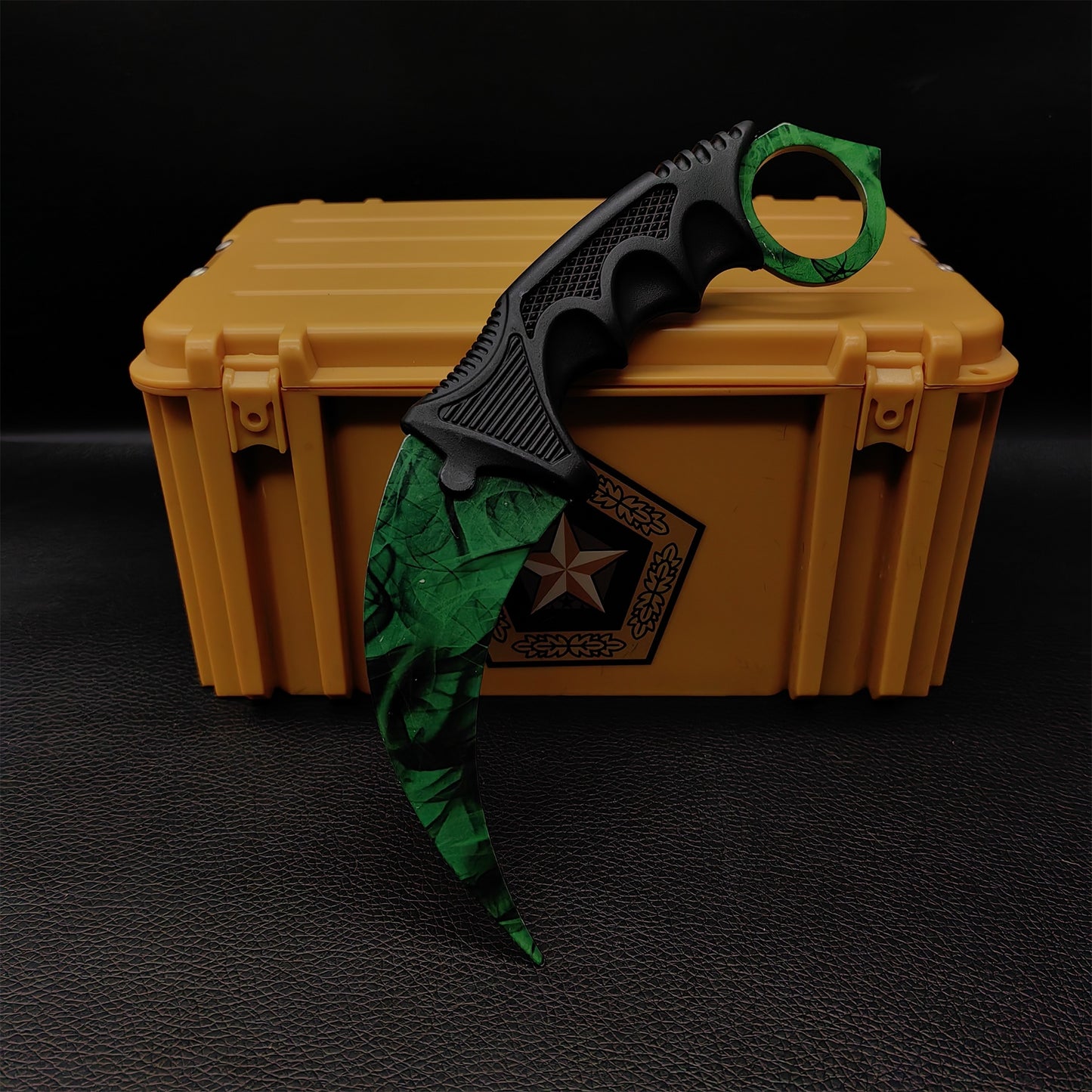 Lore Doppler Fade Autotronic Karambit Blunt Blade Replica With Gamma Case