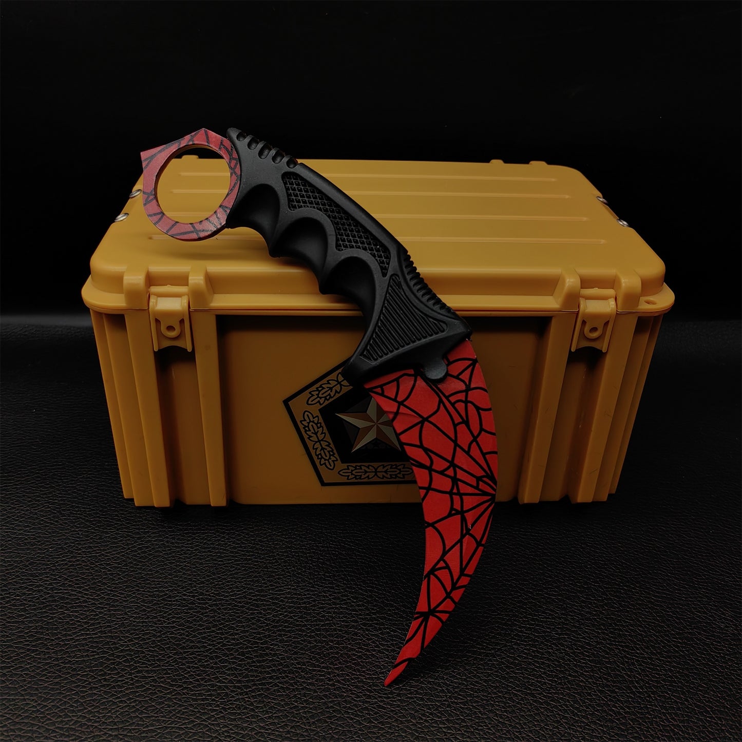 Lore Doppler Fade Autotronic Karambit Blunt Blade Replica With Gamma Case