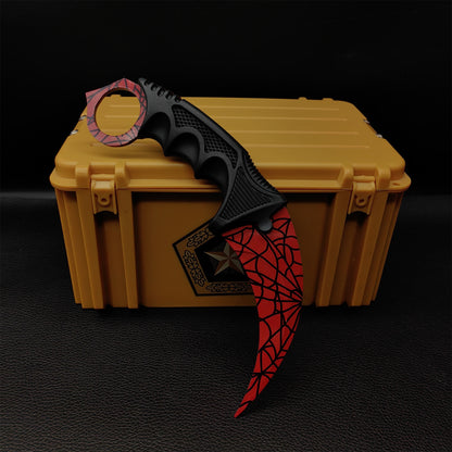 Lore Doppler Fade Autotronic Karambit Blunt Blade Replica With Gamma Case