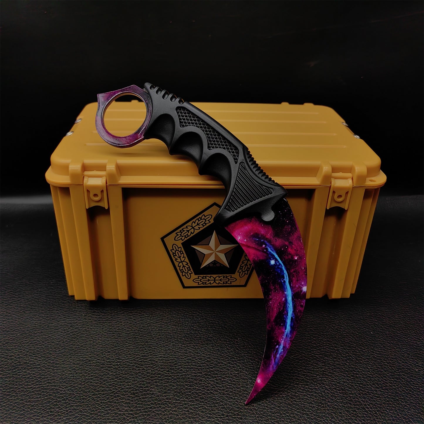 Lore Doppler Fade Autotronic Karambit Blunt Blade Replica With Gamma Case