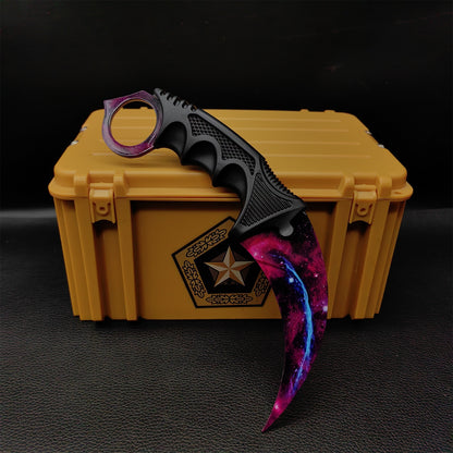 Lore Doppler Fade Autotronic Karambit Blunt Blade Replica With Gamma Case