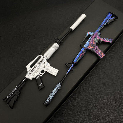 Top Rank Printstream Hyper Beast M4A1-S Gun Miniature For Collection