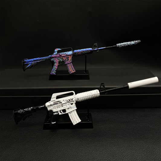 Top Rank Skin M4A1-S Gun Miniature For Collection