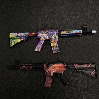 Most Popular Howl In Living Color Skin M4A4 Gun Miniature For Display