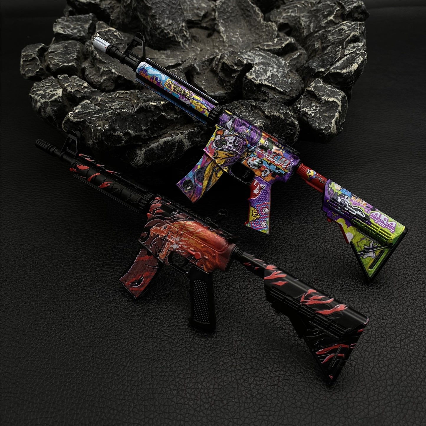 Most Popular Howl In Living Color Skin M4A4 Gun Miniature For Display