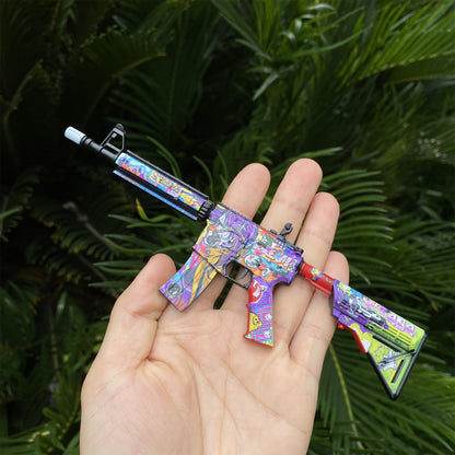 Most Popular Howl In Living Color Skin M4A4 Gun Miniature For Display