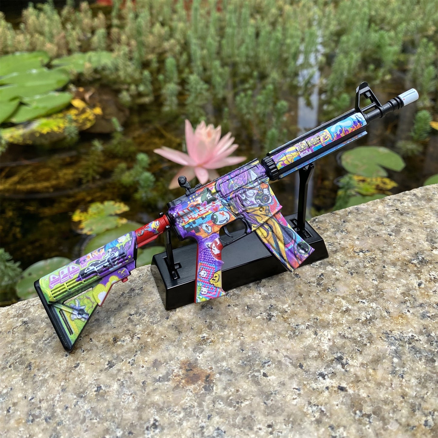 Most Popular Howl In Living Color Skin M4A4 Gun Miniature For Display