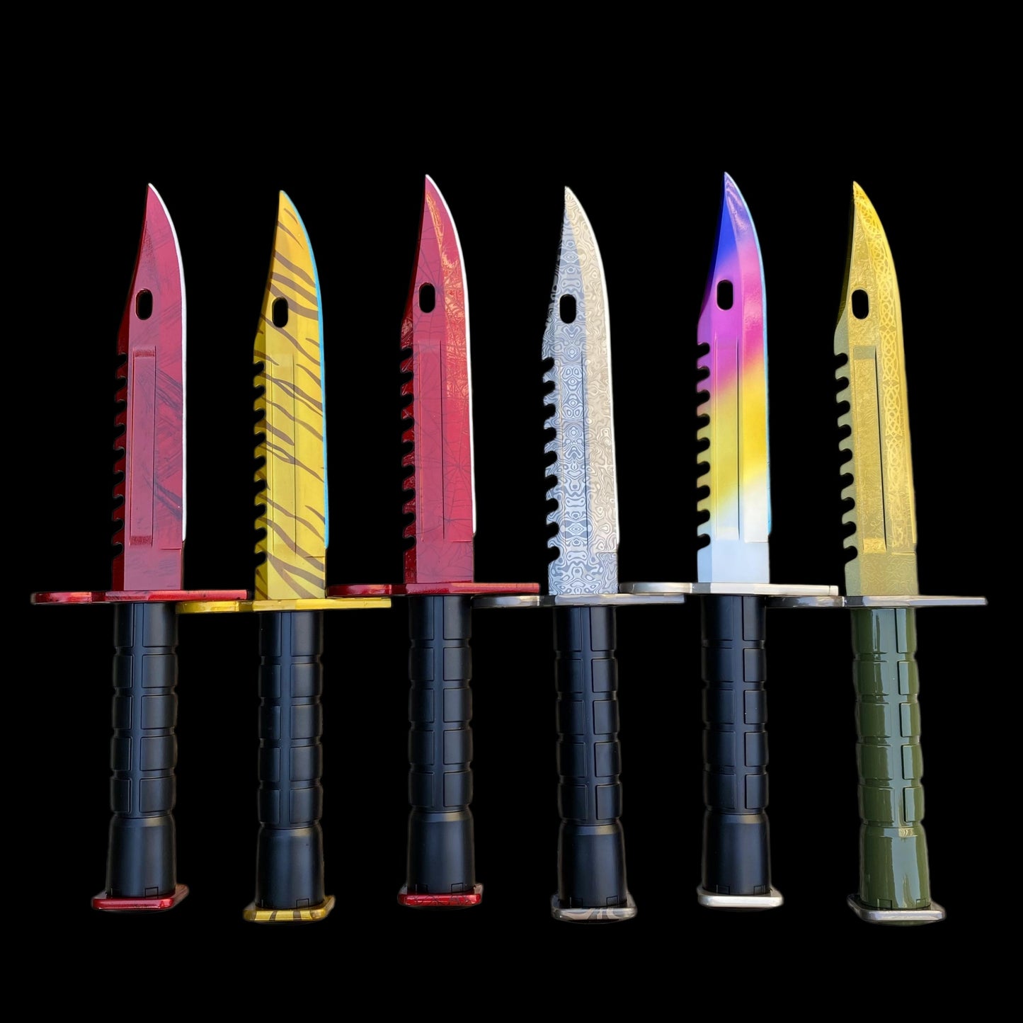 CSGO Full-Size Metal M9 Bayonet Dull Blade Replica 33CM/13"