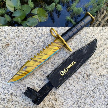 CSGO Full-Size Metal M9 Bayonet Dull Blade Replica 33CM/13"