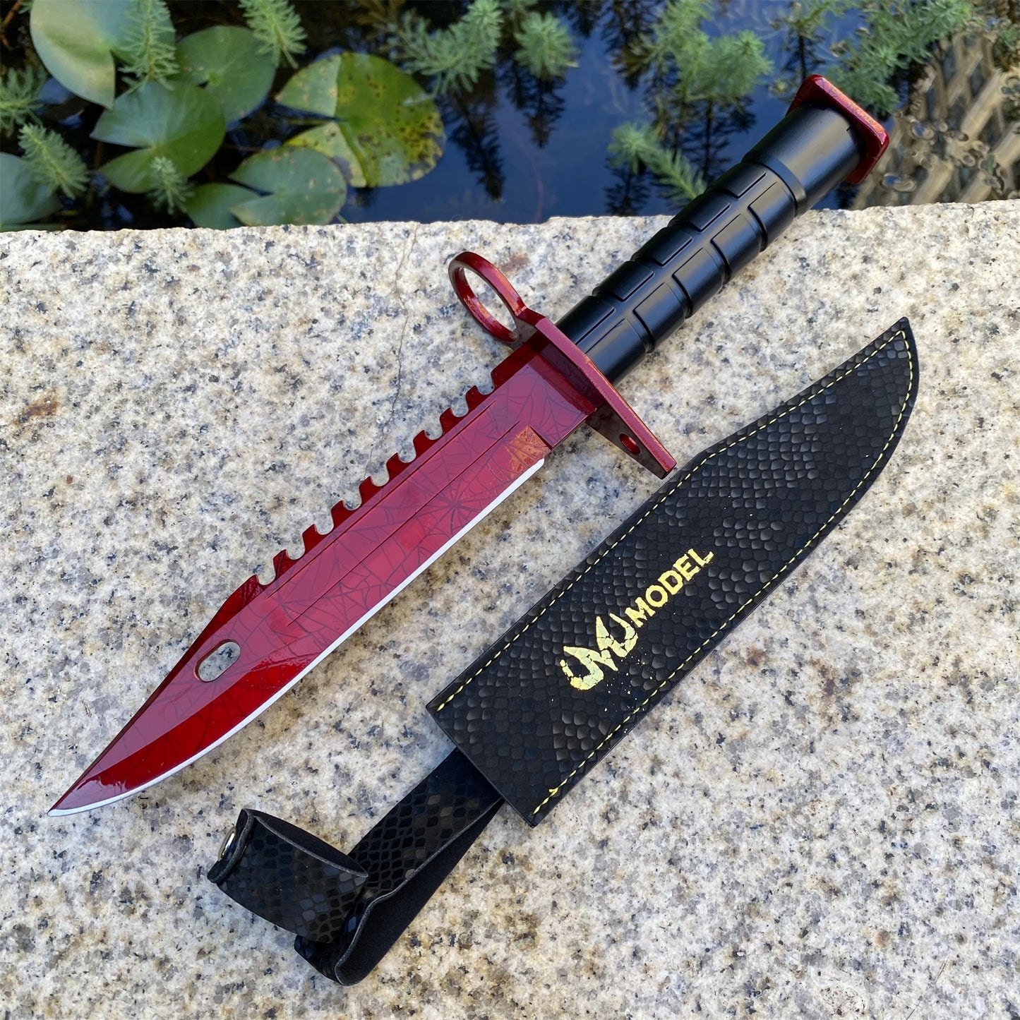 CSGO Full-Size Metal M9 Bayonet Dull Blade Replica 33CM/13"