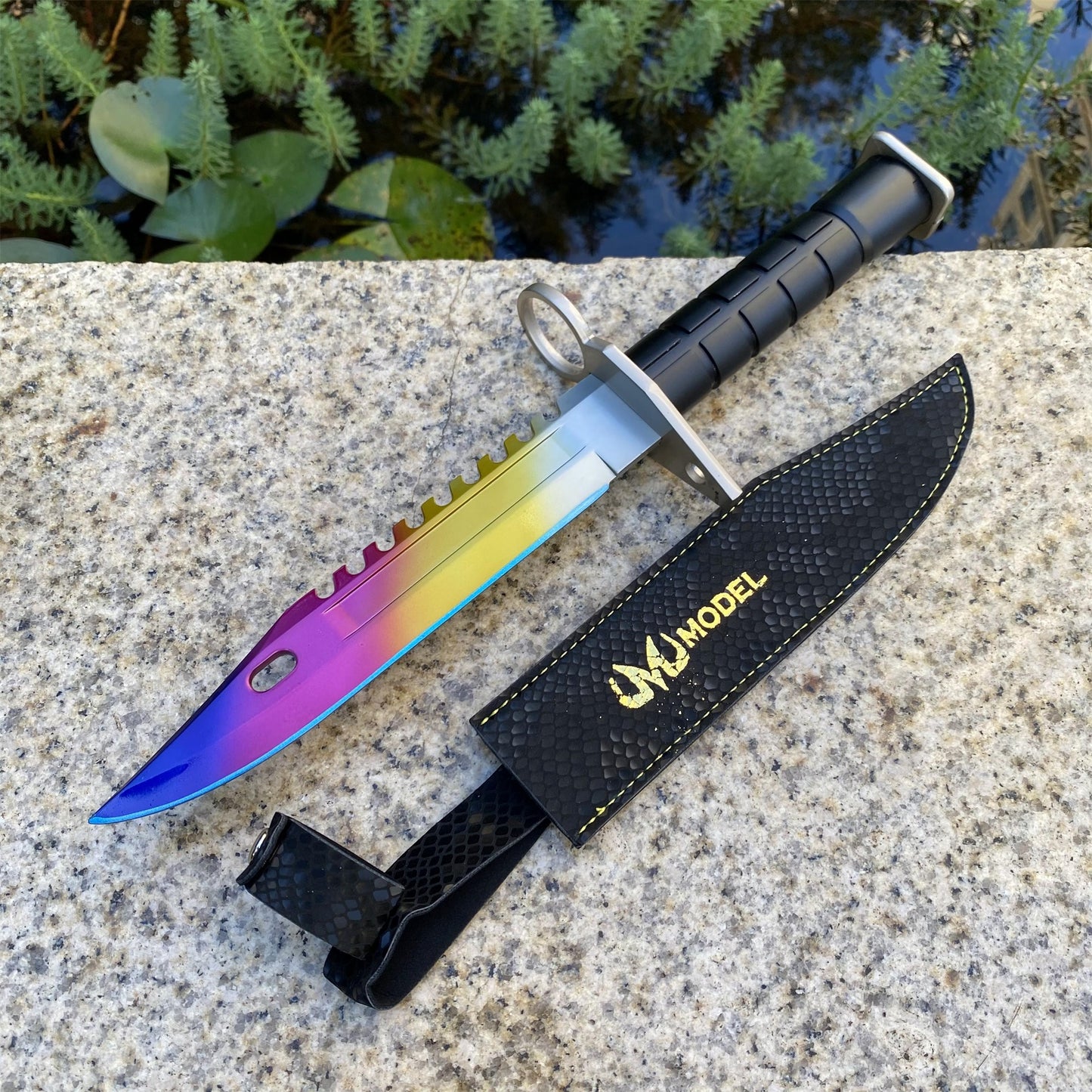 CSGO Full-Size Metal M9 Bayonet Dull Blade Replica 33CM/13"