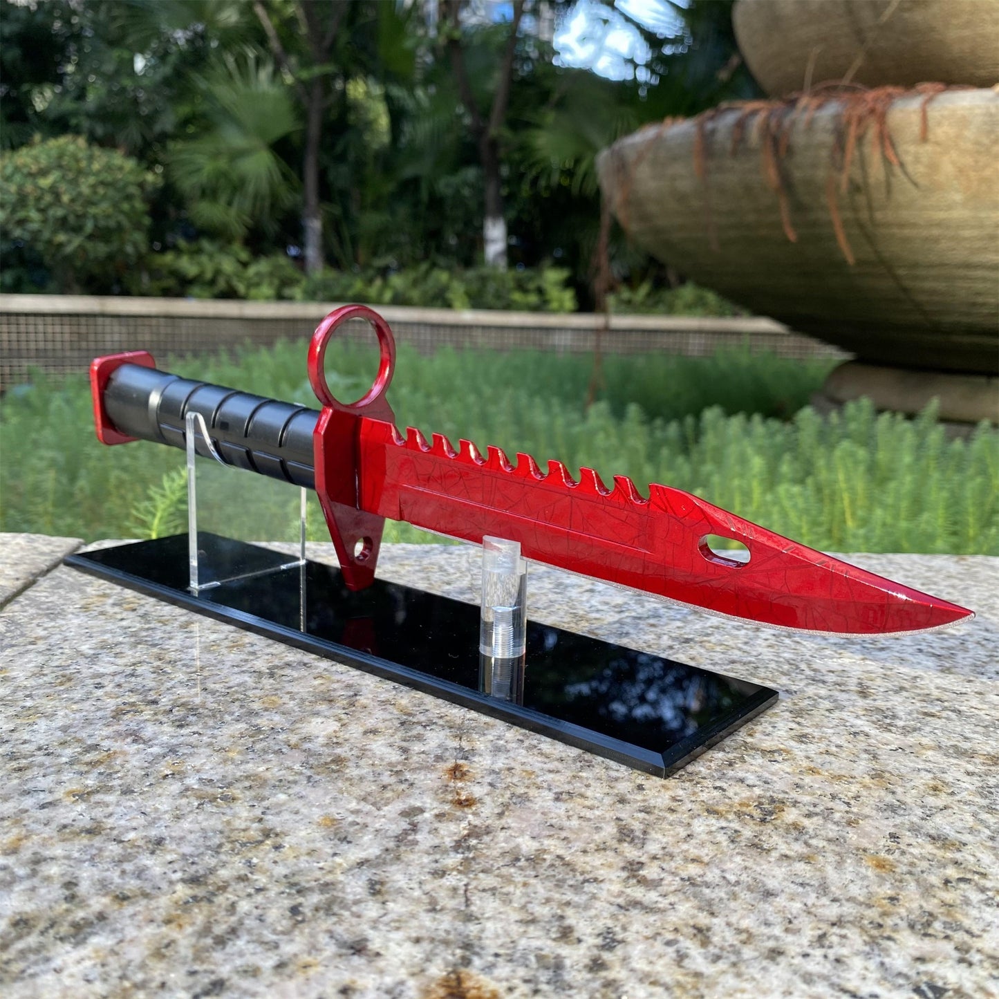 CSGO Full-Size Metal M9 Bayonet Dull Blade Replica 33CM/13"