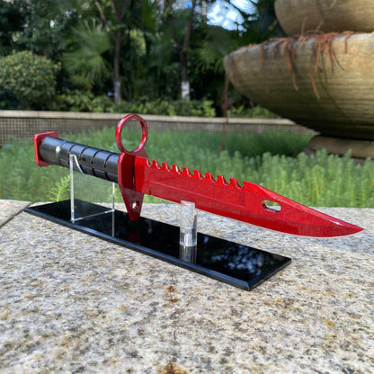 CSGO Full-Size Metal M9 Bayonet Dull Blade Replica 33CM/13"