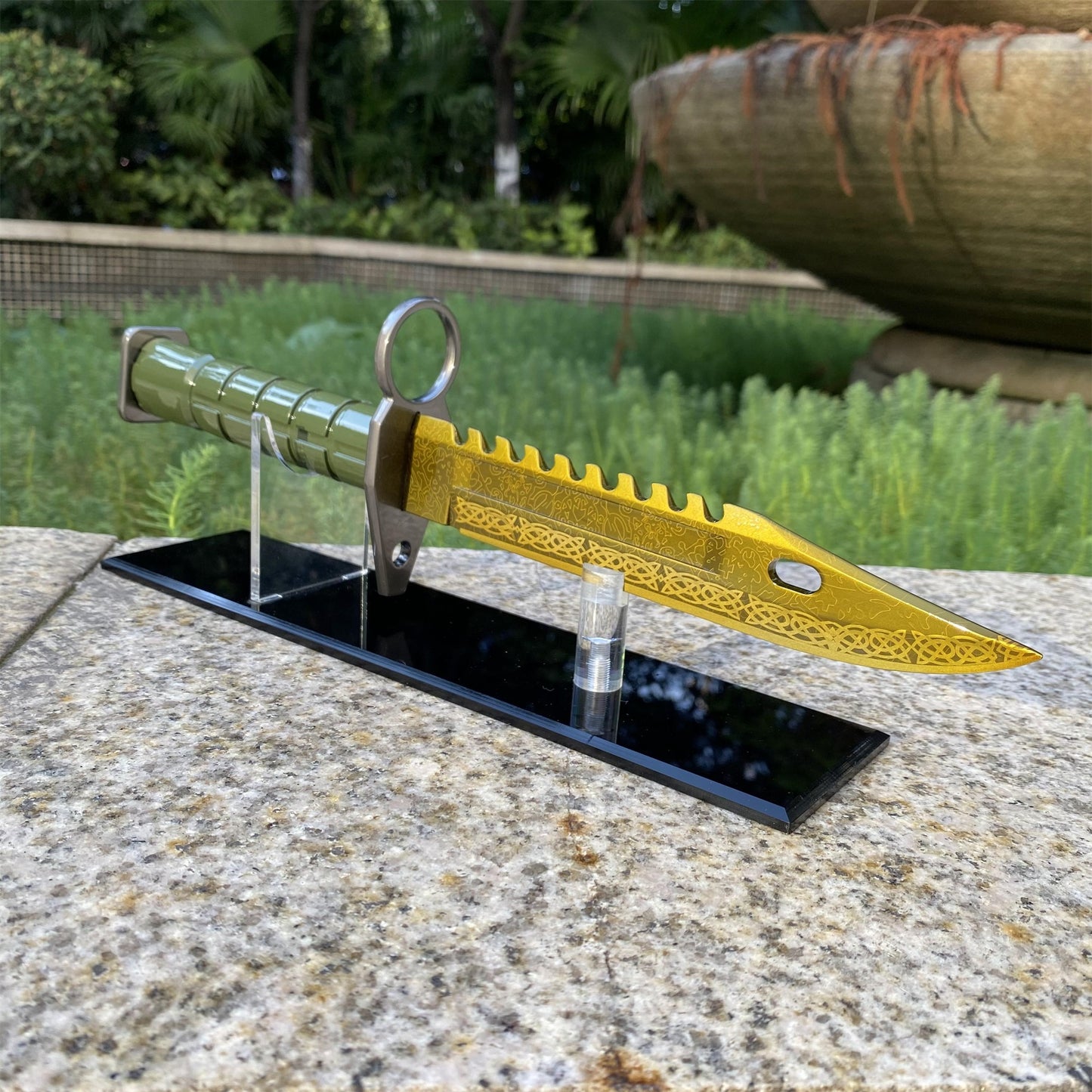 CSGO Full-Size Metal M9 Bayonet Dull Blade Replica 33CM/13"