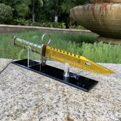CSGO Full-Size Metal M9 Bayonet Dull Blade Replica 33CM/13"