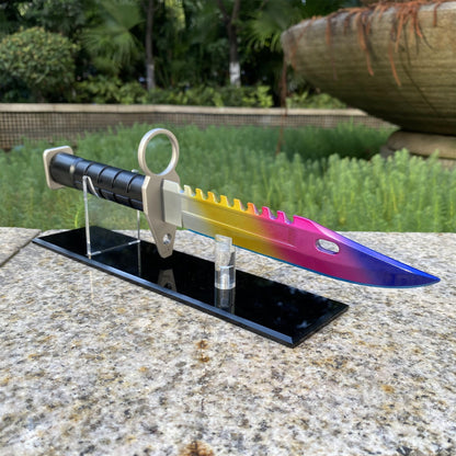CSGO Full-Size Metal M9 Bayonet Dull Blade Replica 33CM/13"