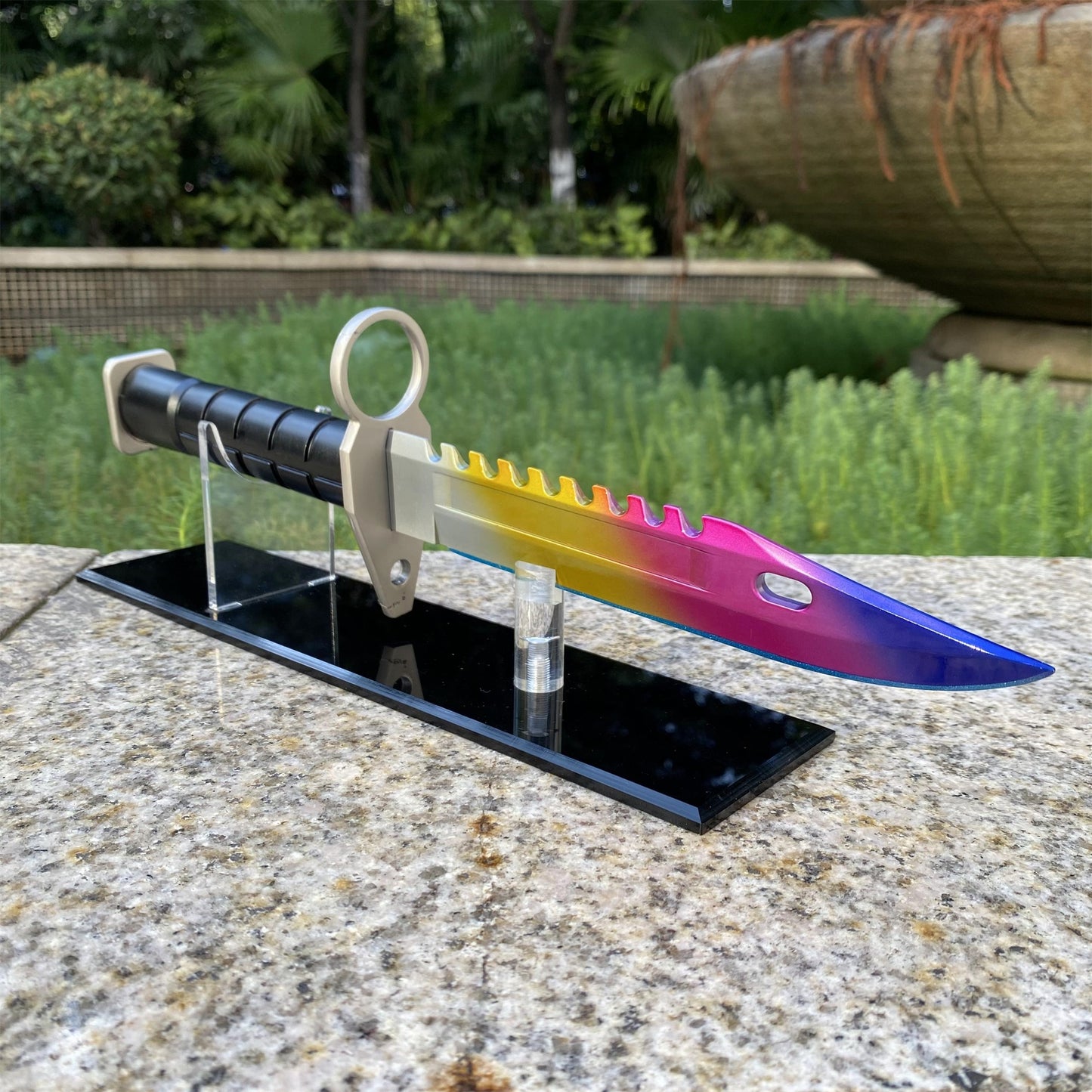 CSGO Full-Size Metal M9 Bayonet Dull Blade Replica 33CM/13"