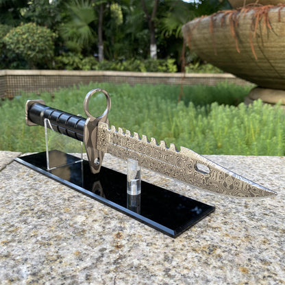 CSGO Full-Size Metal M9 Bayonet Dull Blade Replica 33CM/13"