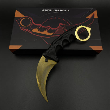 Game Karambit Lore Skin Replica Dull Blade Trainer For Collection
