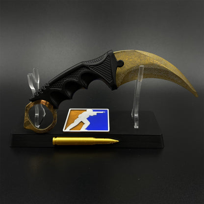 Game Karambit Lore Skin Replica Dull Blade Trainer For Collection