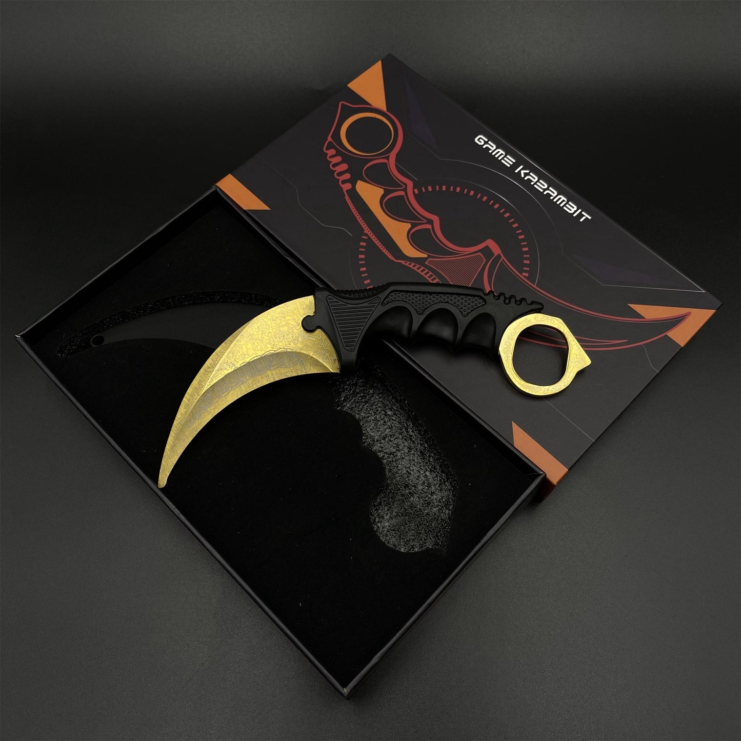 Game Karambit Lore Skin Replica Dull Blade Trainer For Collection