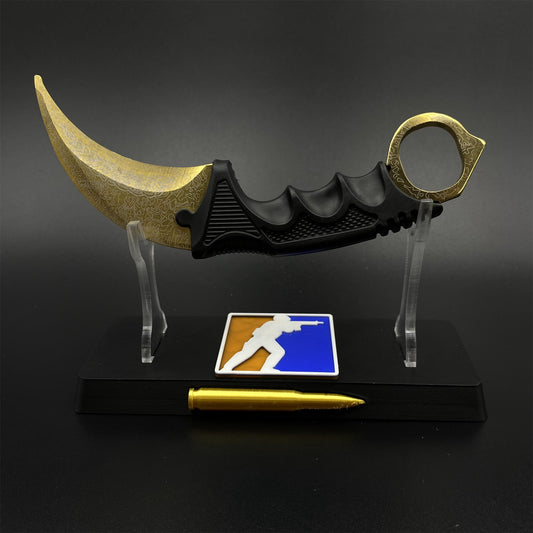 Game Karambit Lore Skin Replica Dull Blade Trainer For Collection