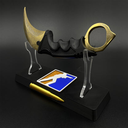 Game Karambit Lore Skin Replica Dull Blade Trainer For Collection