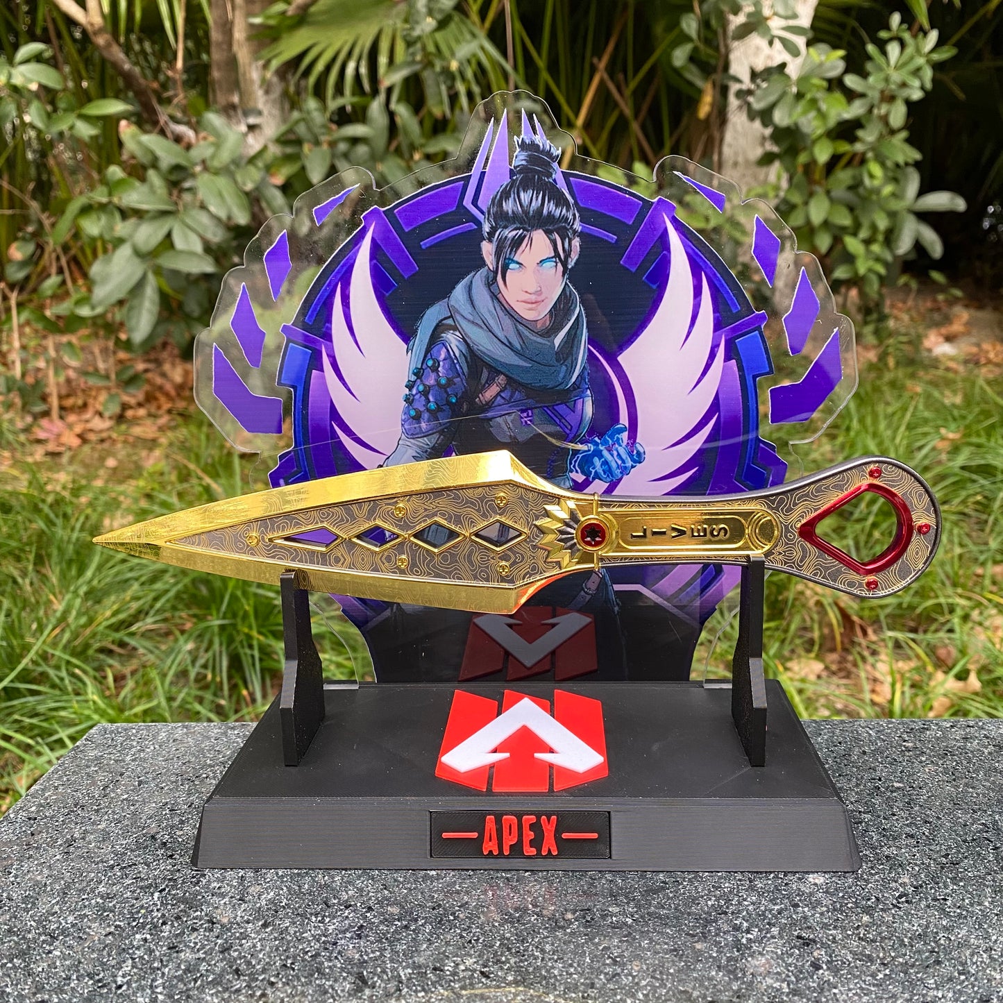 Wraith Heirloom Recolor Last Hope Wraith Kunai Better Damascus Steel Pattern Version