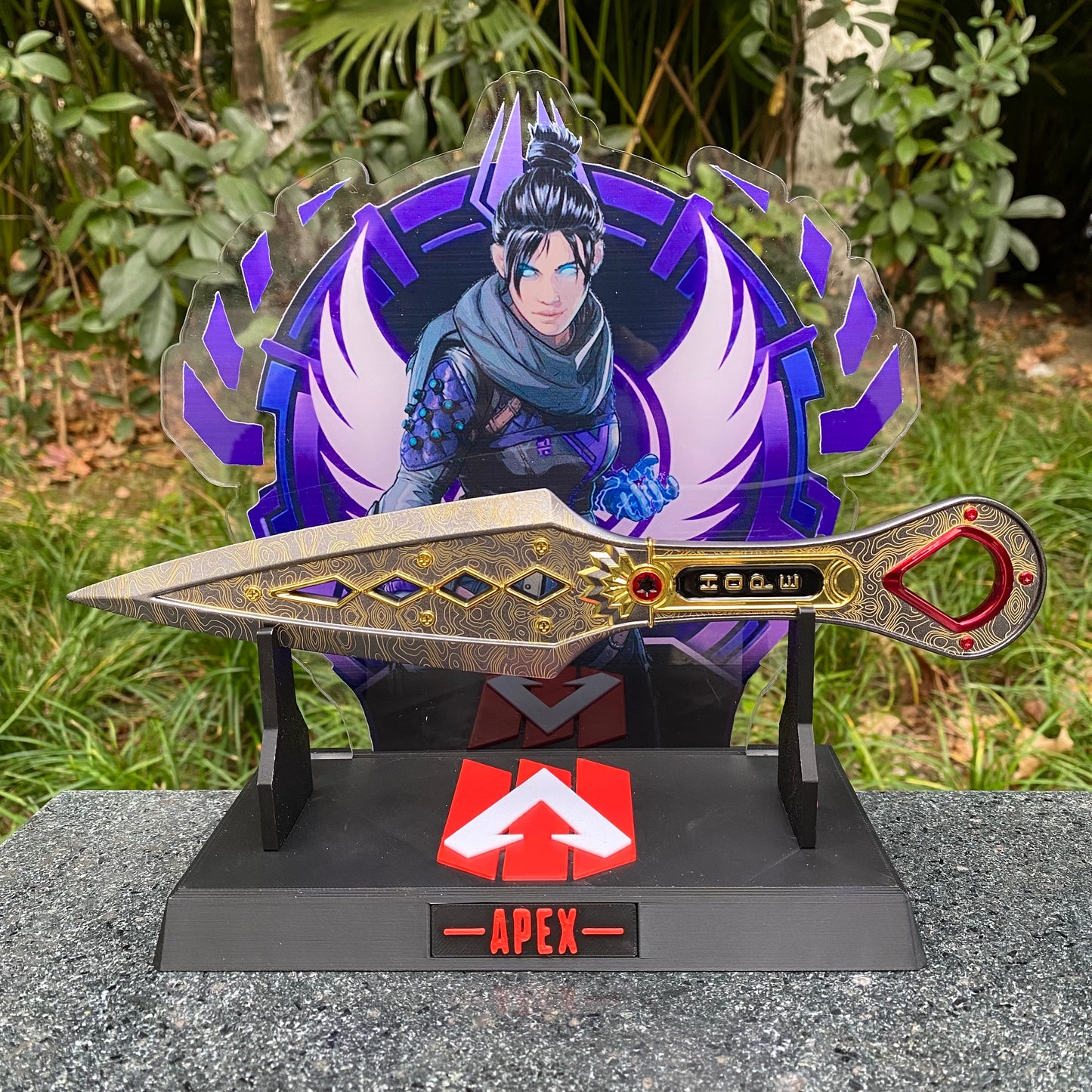 Wraith Heirloom Recolor Last Hope Wraith Kunai Better Damascus Steel Pattern Version