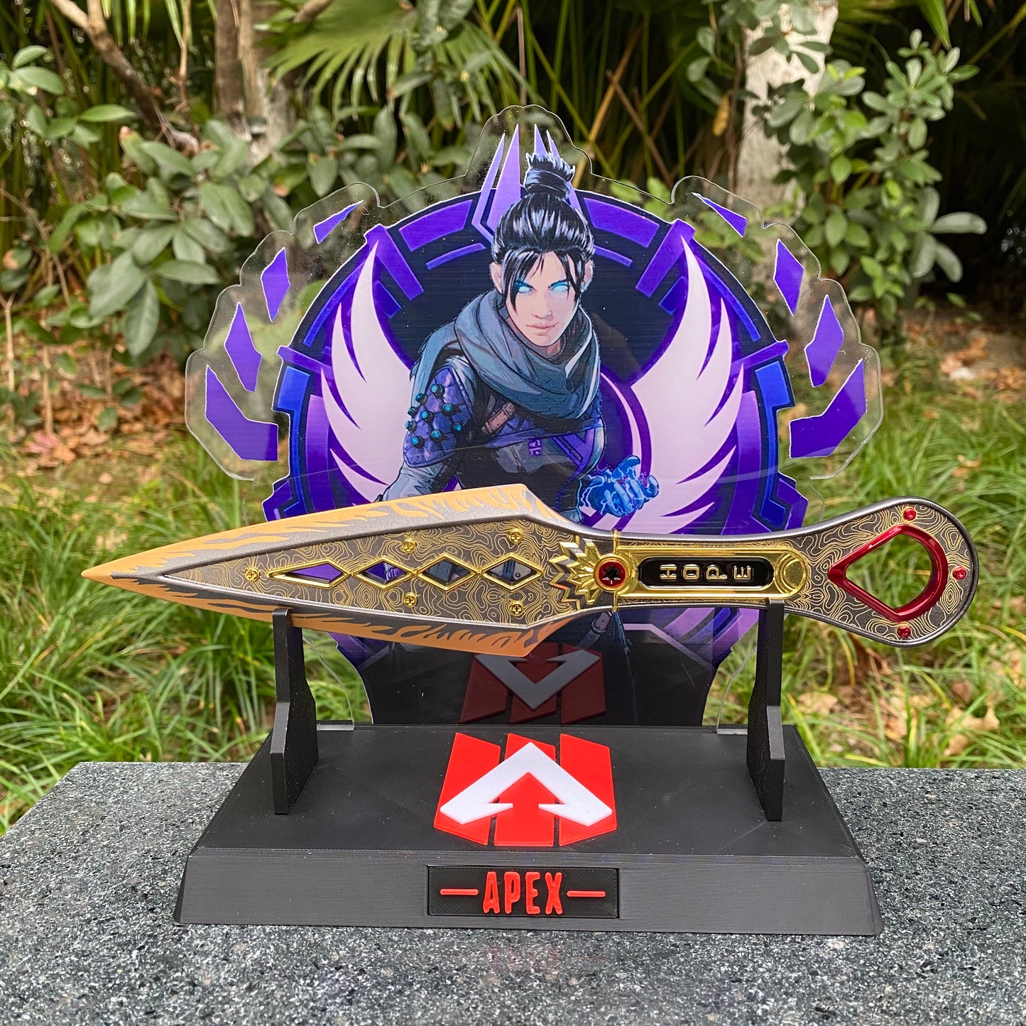 Wraith Heirloom Recolor Last Hope Wraith Kunai Better Damascus Steel Pattern Version