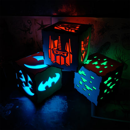 Handmade Car Robot Night Light