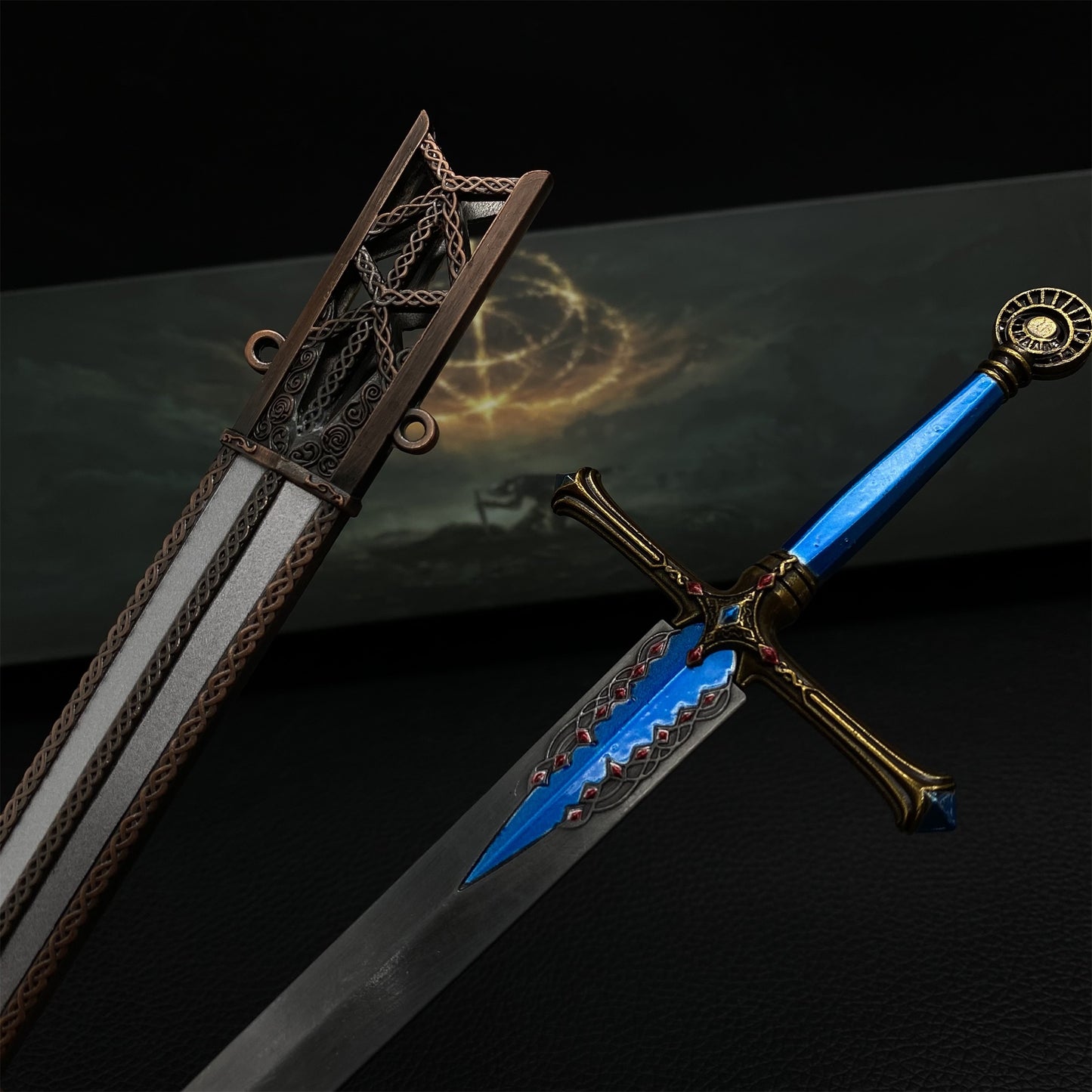 Raya Lucaria Academy Carian Knight's Sword Metal Miniature For Collection